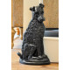 Black Terrier Dog Door Stop