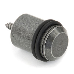 Blacksmith Pewter Patina Floor Mounted Door Stop