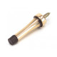 Period Projection Door Stop - Polished Bronze