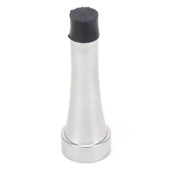 Period Projection Door Stop - Satin Chrome