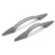 Gothic Nautilus Edged Iron Pull Handle