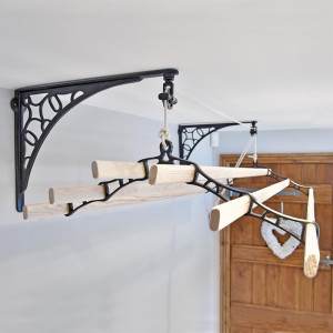 Clothes airer wall support bracket Clothes airer wall support bracket