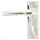 Hammered Newbury Lever - Polished Nickel