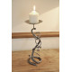 Hand Forged Single Tangle Candle Holder