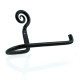 Hand Forged Toilet Roll Holder - Beeswax Finish