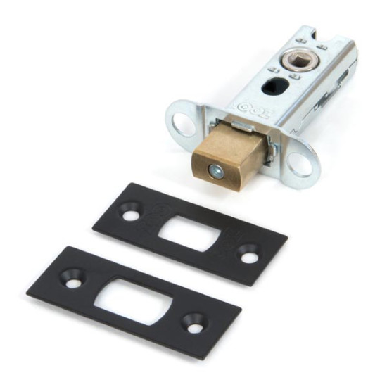 Heavy Duty Tubular Bathroom Dead Bolt - Black Finish