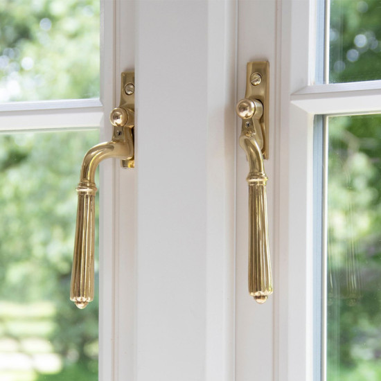 Hinton Espagnolette Casement Fastener - Aged Brass
