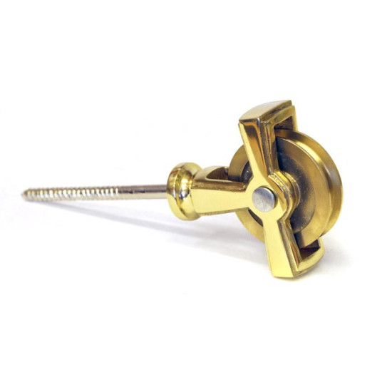 Brass Single pulley