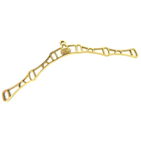 Brass Victorian Six Lath Kitchen Maid® Single Clothes Airer End