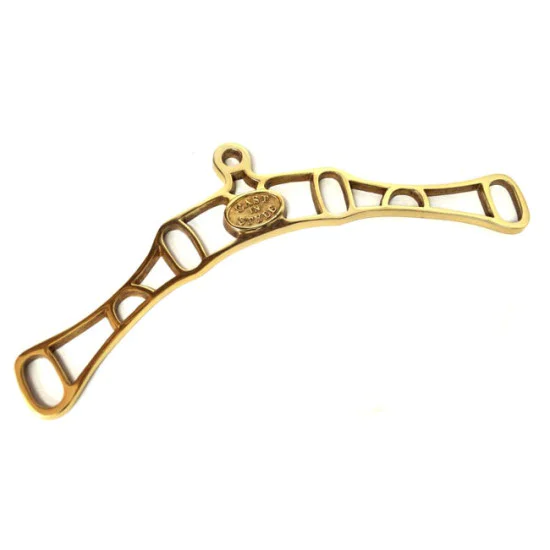 Brass Victorian Kitchen Maid® Single Clothes Airer End