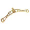 Brass Victorian Kitchen Maid® Single Clothes Airer End