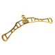 Brass Victorian Kitchen Maid® Single Clothes Airer End