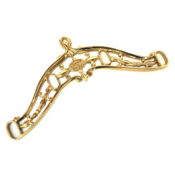 Brass Classic Kitchen Maid® Single Clothes Airer End