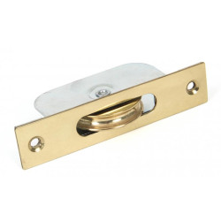 Polished Lacquered Brass Sash Window Pulley