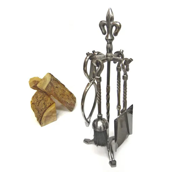 Pewter Fleur De Lys Companion Set