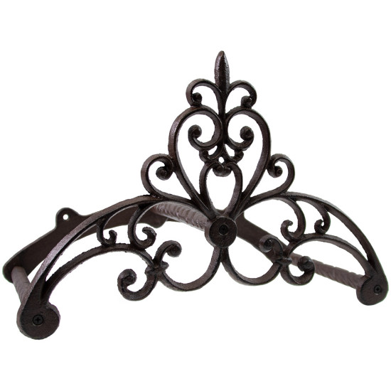 Cast Iron Fleur De Lys Hose Tidy