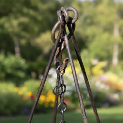 Cooking Tripod with Chain - Kadai