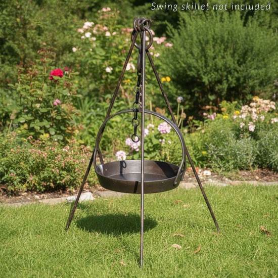 Cooking Tripod with Chain - Kadai