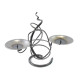 Hand Forged Double Tangle Candle Holder