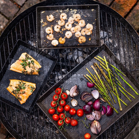 Kadai Grill Trays - Set of Three