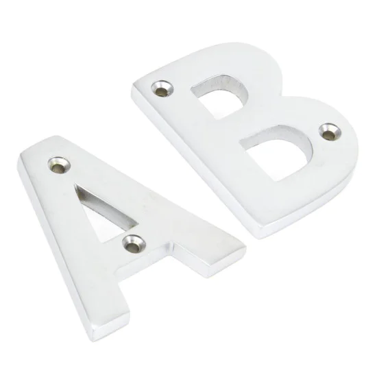 Satin Chrome Letters/House Numbers