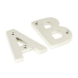 Polished Nickel Letters/House Numbers