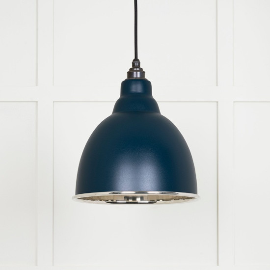 Smooth Nickel Brindley Pendant in Dusk