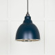 Smooth Nickel Brindley Pendant in Dusk