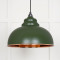 Smooth Copper Harborne Pendant in Heath