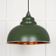 Smooth Copper Harborne Pendant in Heath