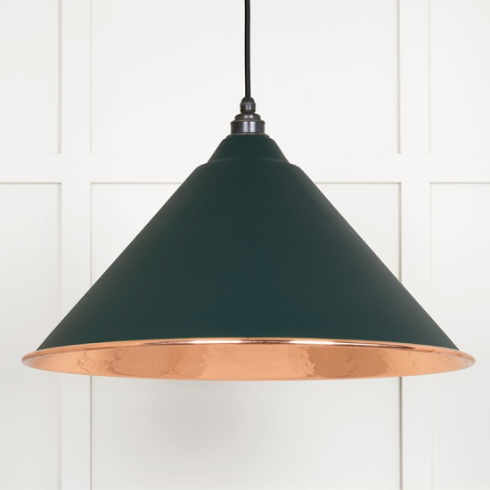 Hammered Copper Hockley Pendant in Dingle