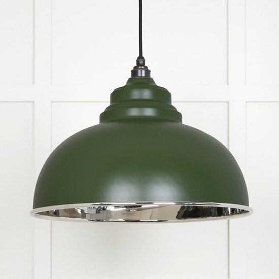 Smooth Nickel Harborne Pendant in Heath
