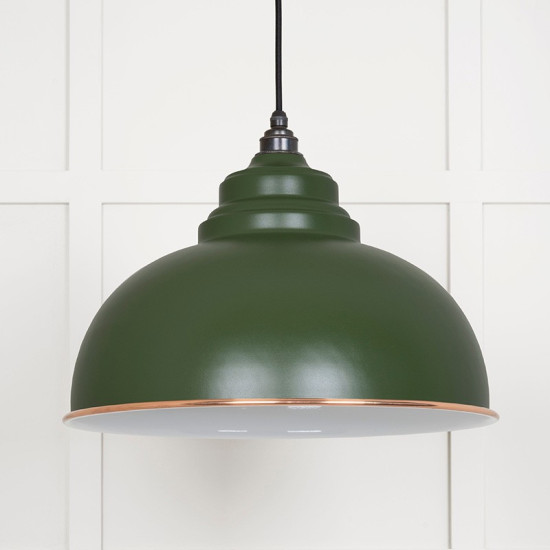 White Gloss Harborne Pendant in Heath