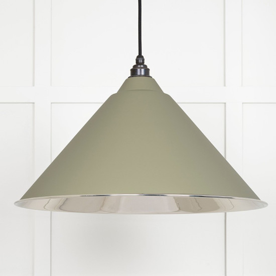 Smooth Nickel Hockley Pendant in Tump