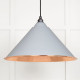 Hammered Copper Hockley Pendant in Birch