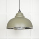 Hammered Nickel Harborne Pendant in Tump