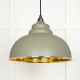 Hammered Brass Harborne Pendant in Tump