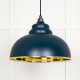 Smooth Brass Harborne Pendant in Dusk