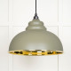 Smooth Brass Harborne Pendant in Tump