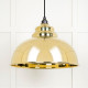 Smooth Brass Harborne Pendant