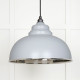 Hammered Nickel Harborne Pendant in Birch