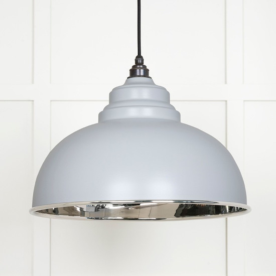 Smooth Nickel Harborne Pendant in Birch