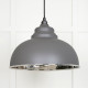 Smooth Nickel Harborne Pendant in Bluff