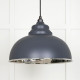 Smooth Nickel Harborne Pendant in Slate