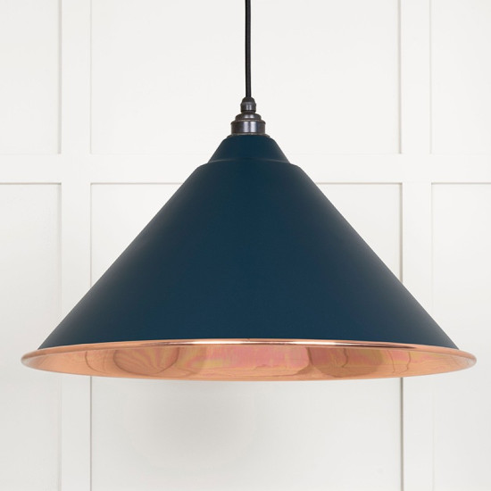Smooth Copper Hockley Pendant in Dusk