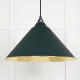 Smooth Brass Hockley Pendant in Dingle