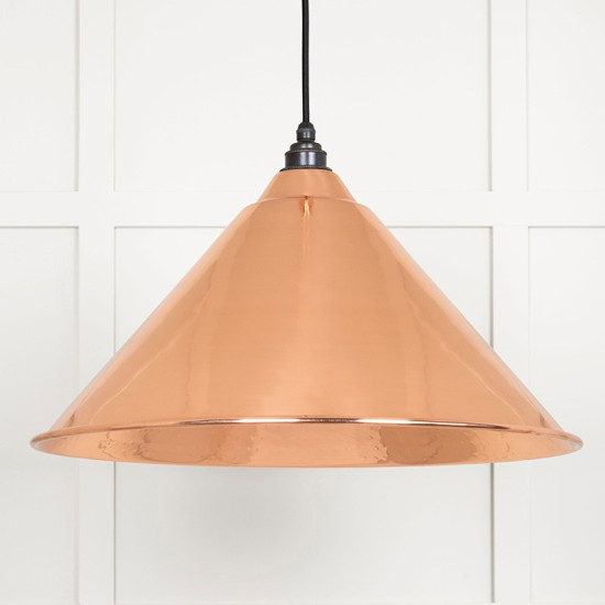 Hammered Copper Hockley Pendant