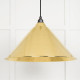 Hammered Brass Hockley Pendant