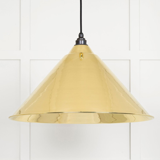 Smooth Brass Hockley Pendant