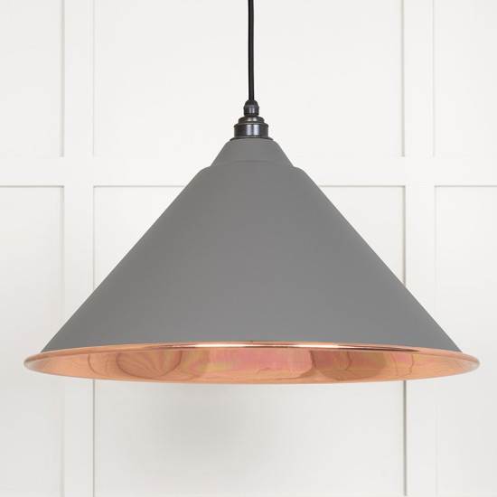 Smooth Copper Hockley Pendant in Bluff